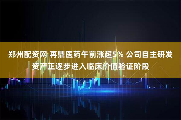郑州配资网 再鼎医药午前涨超5% 公司自主研发资产正逐步进入临床价值验证阶段