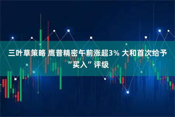 三叶草策略 鹰普精密午前涨超3% 大和首次给予“买入”评级
